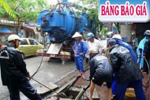 Báo giá thông tắc cống tại Hà Nội giá siêu rẻ (Mới Nhất)
