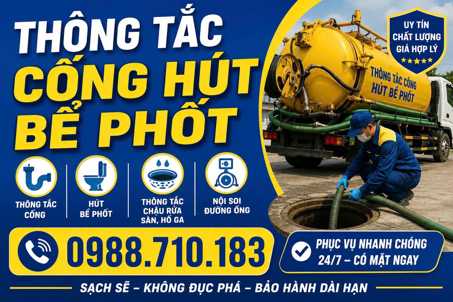 thông tắc cống